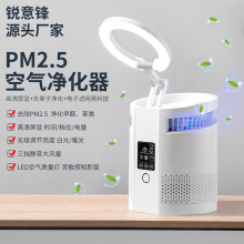 跨境电商魔影旋转加湿器无线360°补水雾化usb充电投影灯车载便携详情12