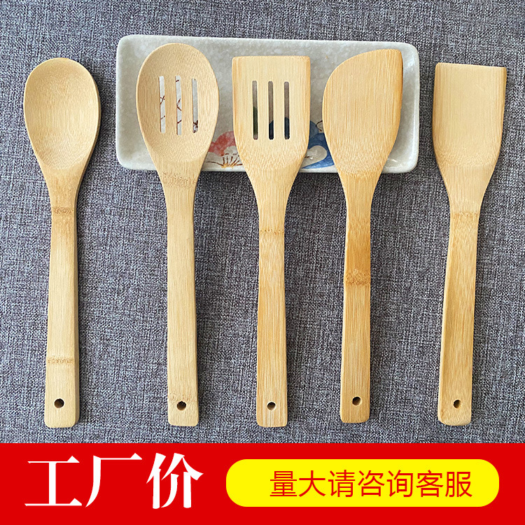 日式竹勺儿童饭勺长柄木勺可印字小勺子咖啡蜂蜜搅拌棒分餐勺餐具详情8