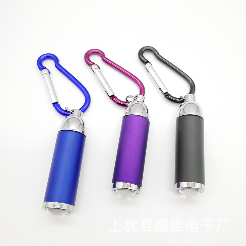 Mini telescopic zoom flashlight, led keychain, outdoor small flashlight, LOGO printable, mountain climbing buckle, key light pic 6