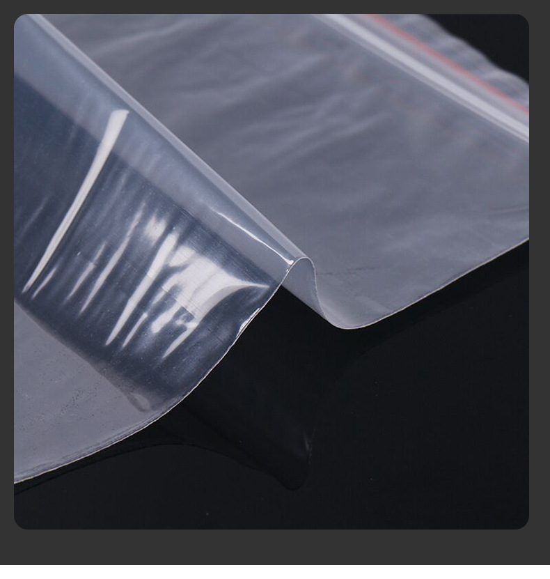 Wholesale of transparent thickened pe plastic self-sealing bags, sealing bags, dust-proof bone bags, jewelry and food packaging bags in stock pic 24