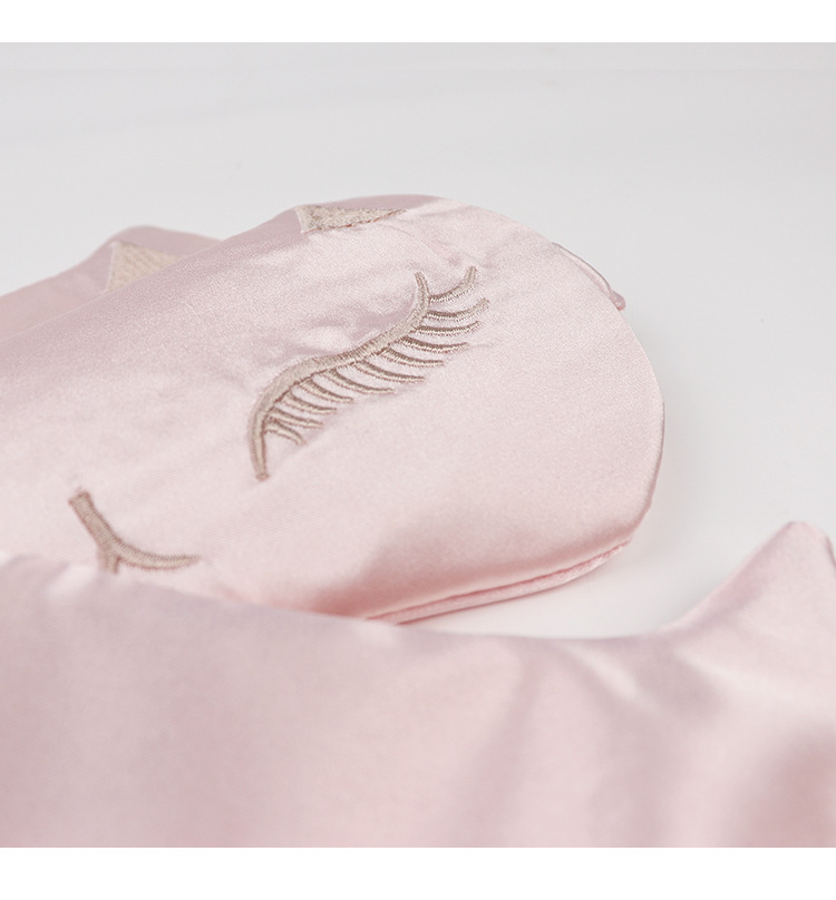 Creative silk-like light-blocking eye masks, cross-border customized ice packs, nap eye care products, best-selling cross-border travel LOGO style pic 22
