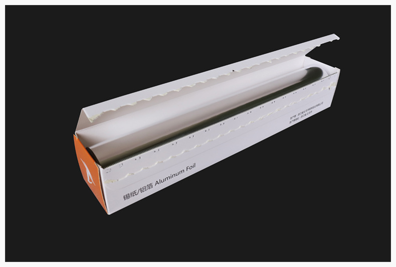 Commercial large rolls of thickened tin foil baking tools, disposable barbecue, household barbecue tin foil paper, aluminum foil paper, grilled fish paper pic 6