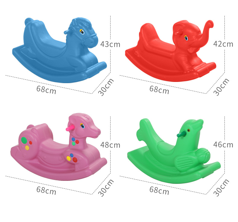 连体摇马木马儿童宝宝摇摇车婴儿一周岁礼物幼儿园玩具大号摇摇马详情9