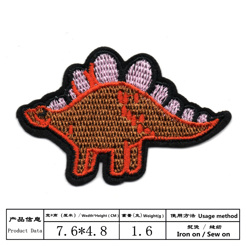 跨境爆款小号动物刺绣烫布贴时尚儿童衣服补丁贴绣花章补洞装饰贴详情23