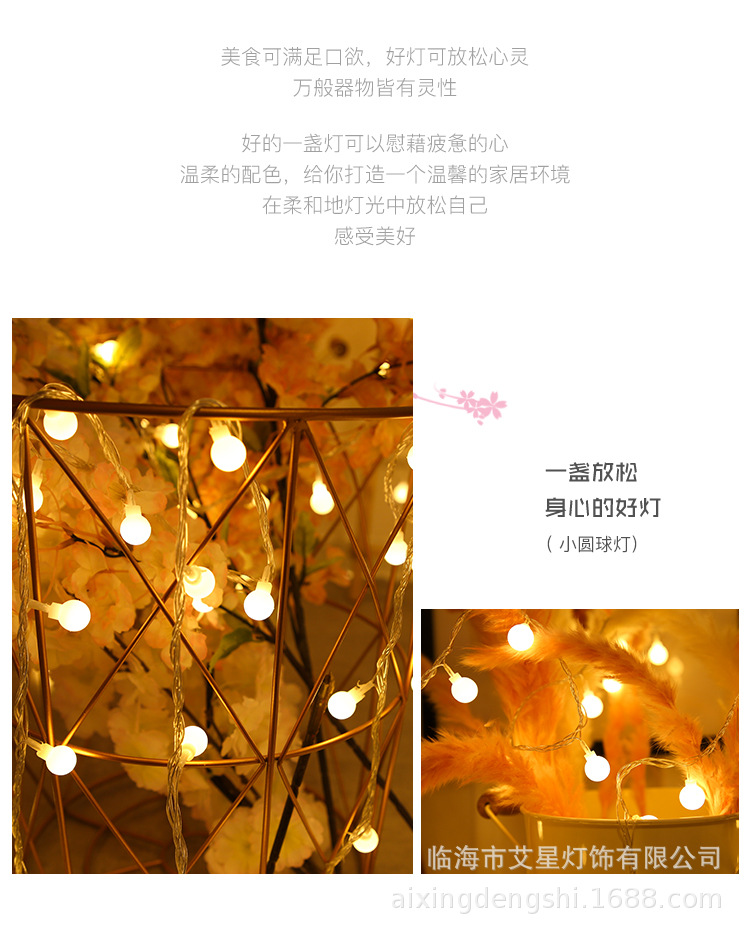led lights, star lights, decorative atmosphere lights, Christmas copper wire lights, LED light strings, small lights, flower bouquets, camping bulb light strings pic 35