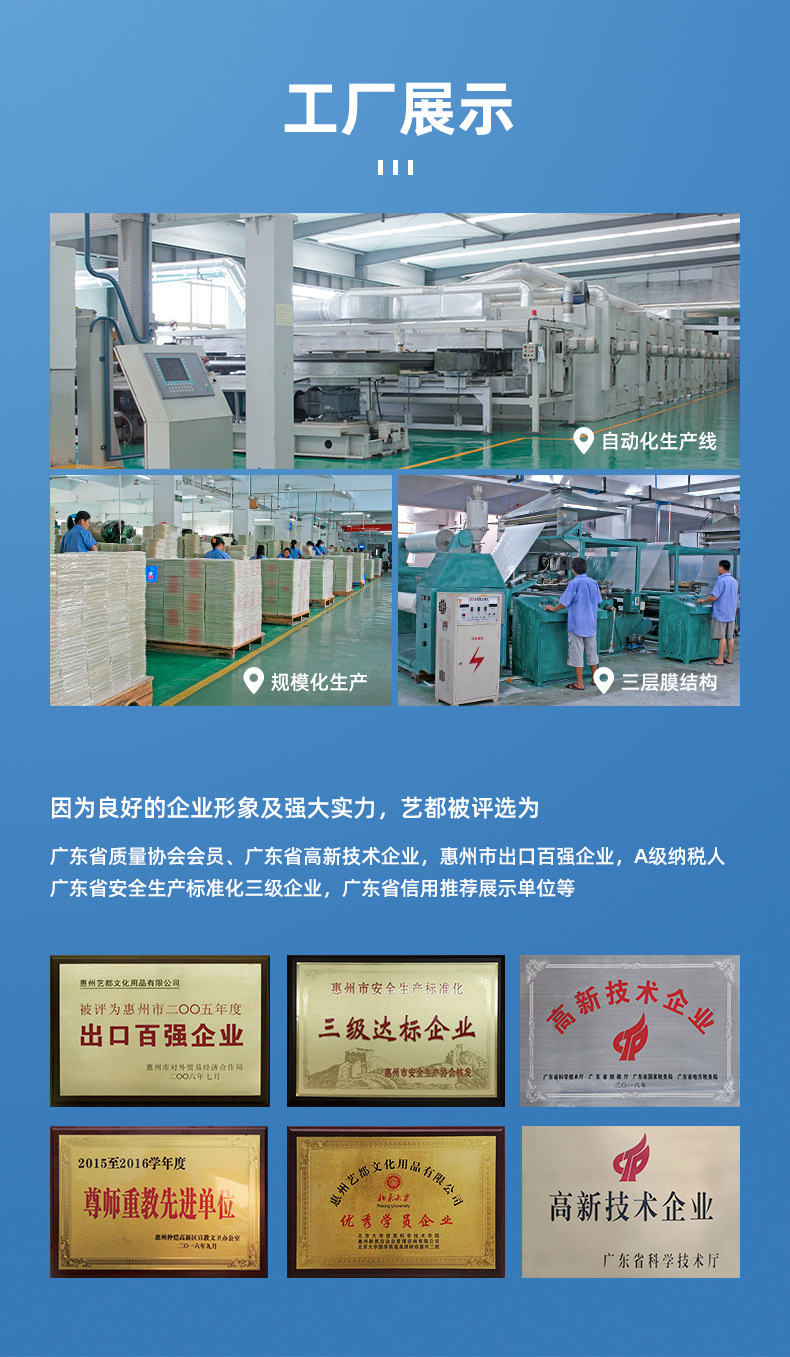 艺都厂家直销影楼无框画玻璃膜高硬化特粘保护膜PET水晶膜硬化膜详情15