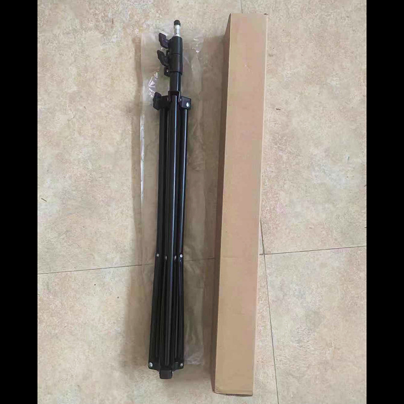 1.6m tripod telescopic metal floor-standing lamp stand, live streaming lamp, ring-shaped beauty lamp stand, mobile phone live streaming bracket pic 9