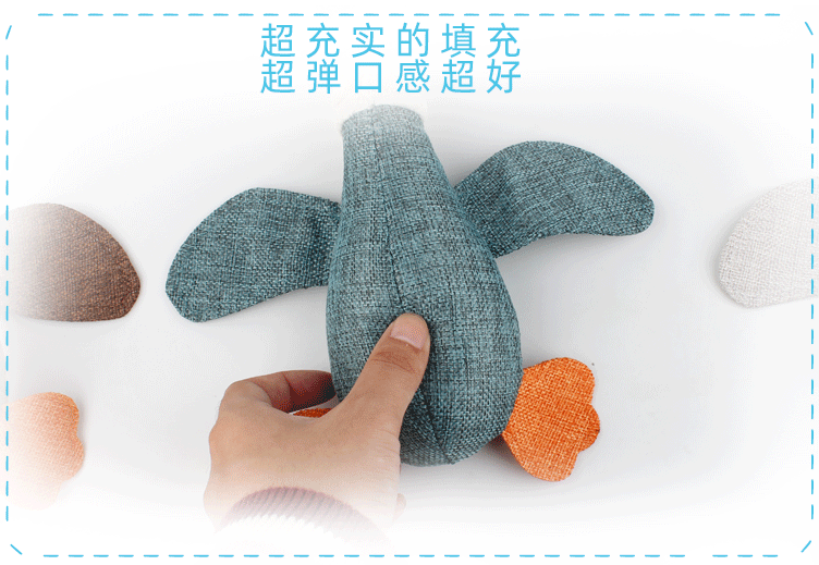 Wild goose sounds, biting dog toys, pet toys, plush teeth grinding sounds, bb interactive biting, teeth cleaning pet dolls pic 9