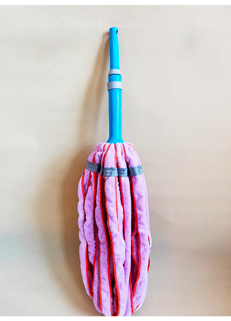 厂家现货自拧水旋转免手洗棉线普通家用吸水懒人挤水地拖拖布批发详情12