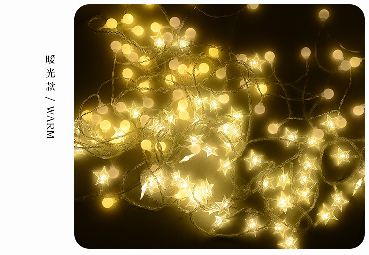 led lights, star lights, decorative atmosphere lights, Christmas copper wire lights, LED light strings, small lights, flower bouquets, camping bulb light strings pic 18