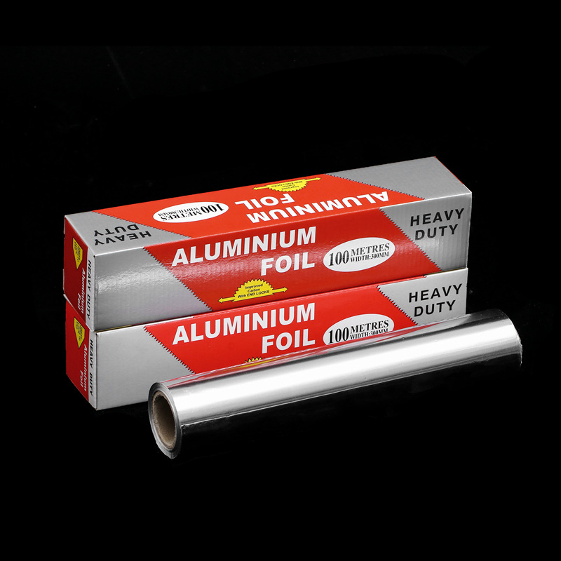 Barbecue and fish tin foil paper, household aluminum foil paper, thickened tin foil paper, kitchen baking tools, disposable barbecue paper pic 20