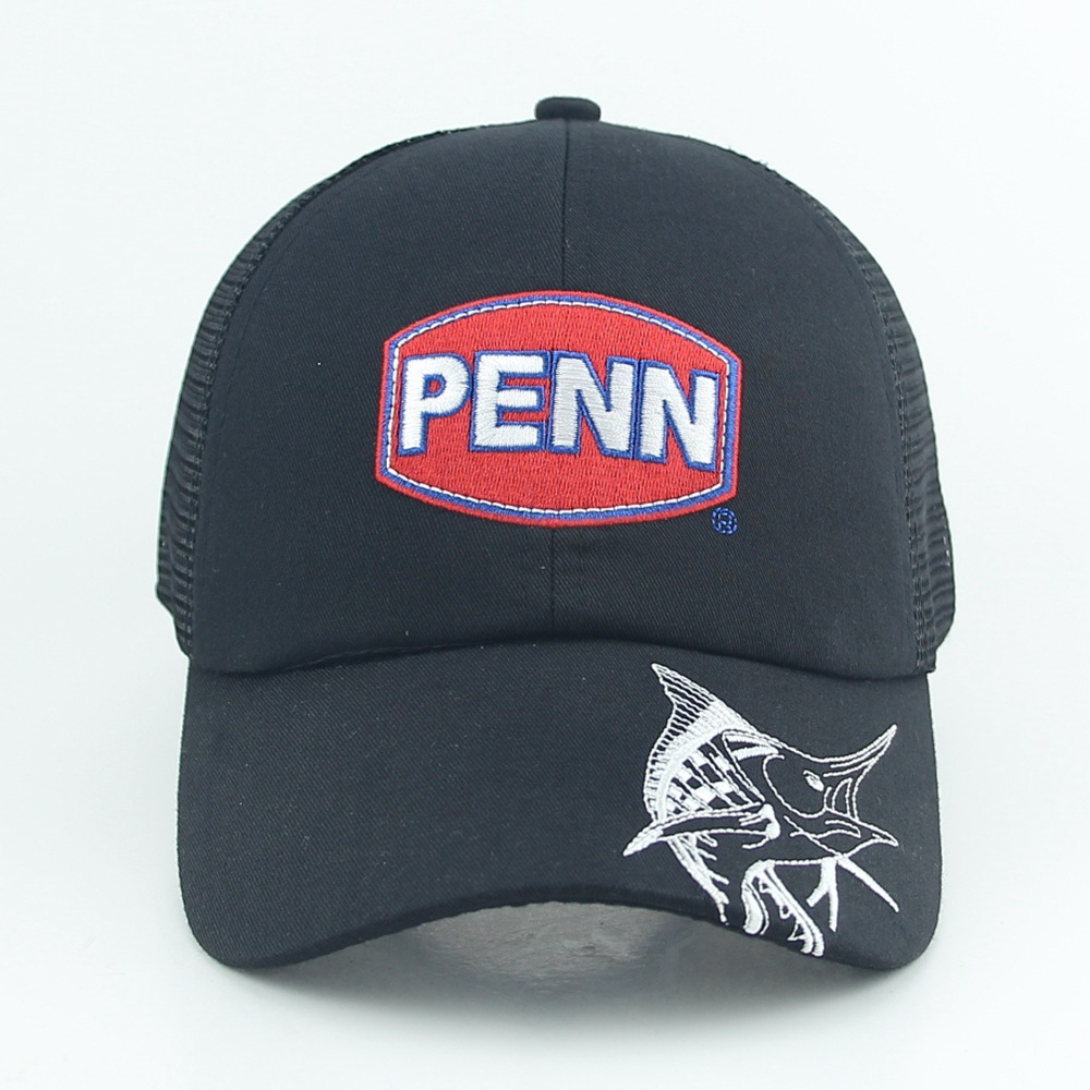 Foreign trade sponge net cap factory fishing baseball cap fishing gear brand LOGO baseball cap net cap Sunshade and sun protection cap pic 2