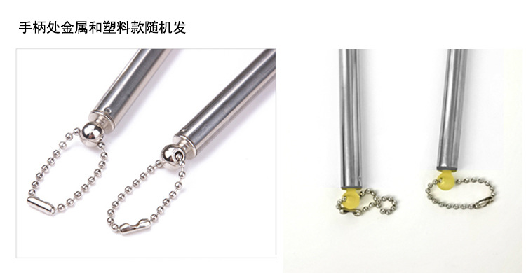 银色伸缩痒痒挠四脚拐杖肘拐手指训练器轮椅康复器材详情1