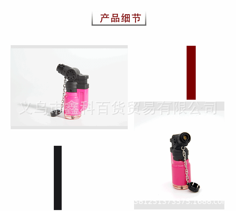 亚马逊雪茄点烟器迷你家用厨房烘焙直冲户外烧烤防风点火机详情5