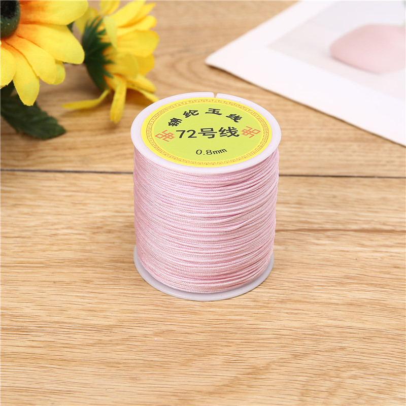 100-meter axis DIY handcrafted beaded thread, No. 72 jade thread, red rope, hand-woven thread, Chinese knot thread, multi-color direct supply from the manufacturer pic 8