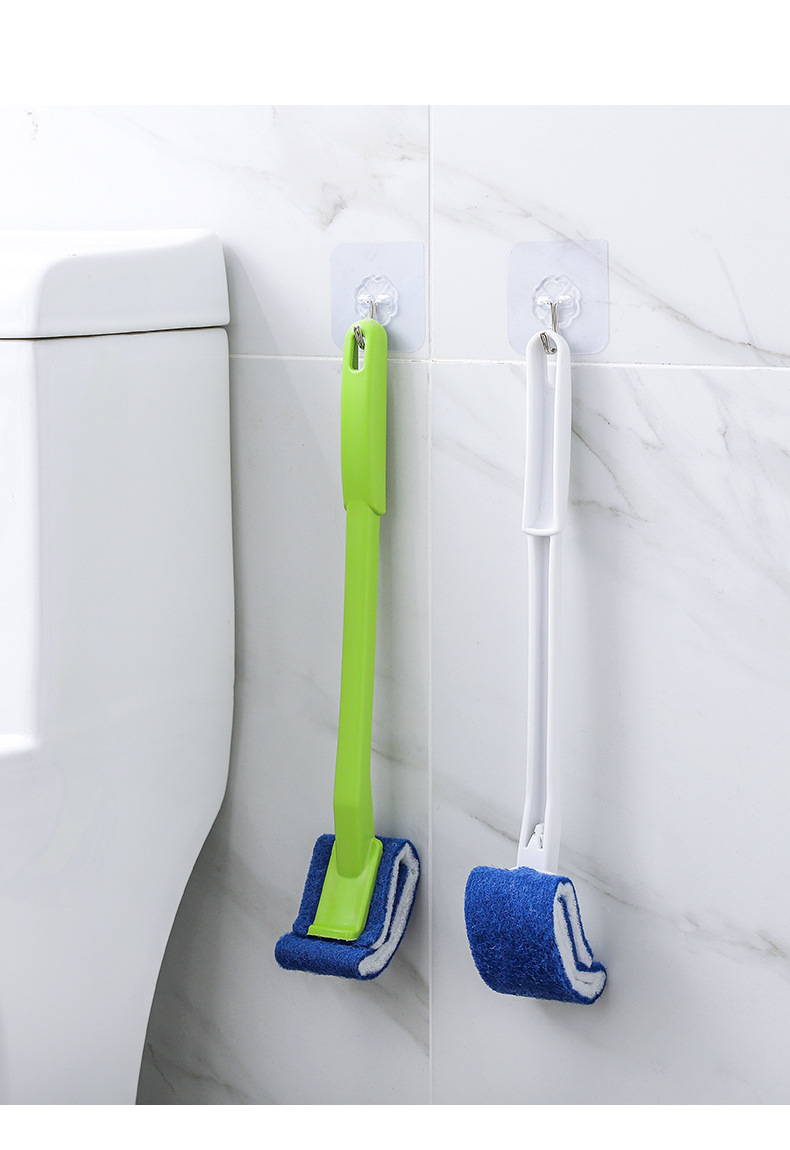 No-rinse toilet brush, no dead corners, soft-bristled creative toilet brush, bathroom cleaning brush, toilet brush set pic 10