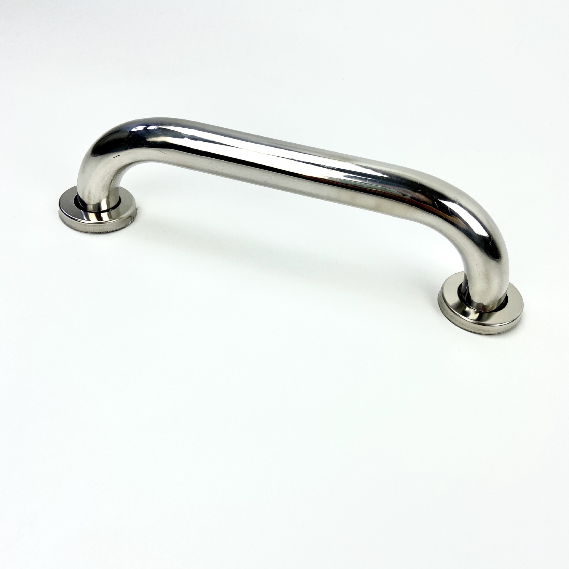 Factory wholesale thickened glass door elbow handles, security door wooden door handles, polished simple stainless steel handles pic 19