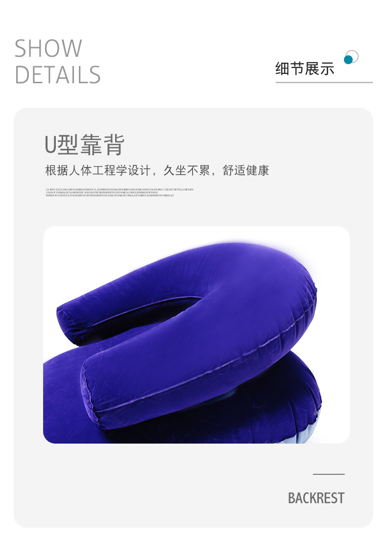Factory direct sales of lazy inflatable sofas, indoor portable small sofas, inflatable lazy sofas, inflatable armchairs pic 10