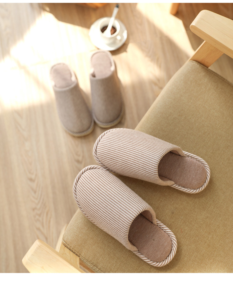 批发日式家居棉拖鞋女室内情侣居家保暖春秋高跟防滑eva拖鞋男详情3