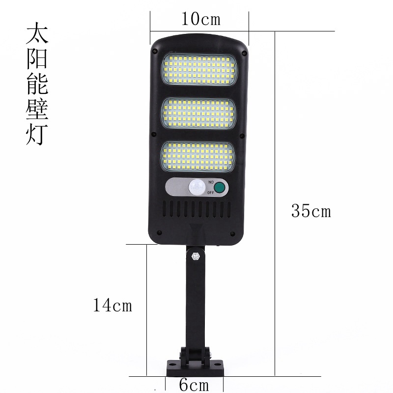 2021 Cross-border solar street lamps, outdoor waterproof LED garden lamps, outdoor human body sensing garden wall lamps pic 11