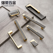 新简约轻奢锌合金亚拉丝橱窗柜门家具五金配件门把手衣柜柜门拉手详情6
