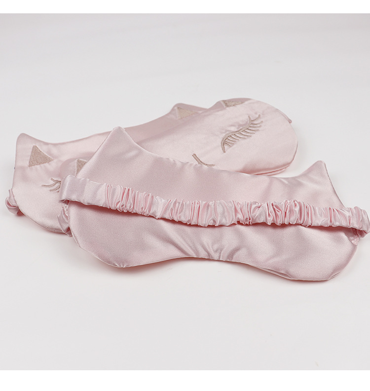 Creative silk-like light-blocking eye masks, cross-border customized ice packs, nap eye care products, best-selling cross-border travel LOGO style pic 21