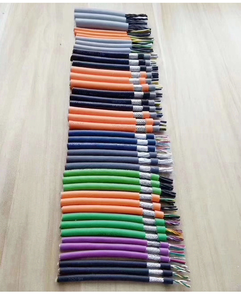 High-flexibility drag chain, foldable soft sheathed cable TRVV wholesale, robot multi-core control signal line, power line pic 15