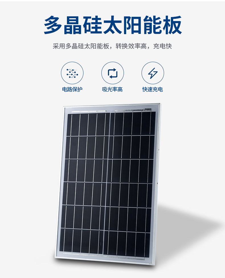 Solar floodlight split type 500W outdoor courtyard lawn road lighting fixtures, cross-border Solarlight pic 7