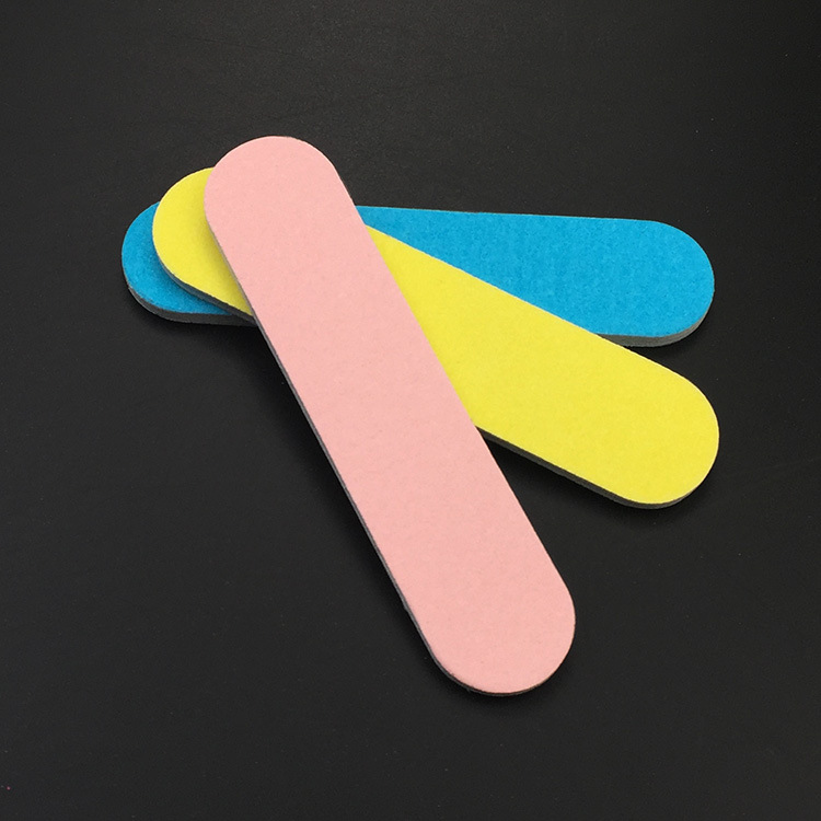 Amazon Cross-border 9x2 cute candy-colored nail file strip, double-sided sanding sand strip, nail tool file strip pic 11