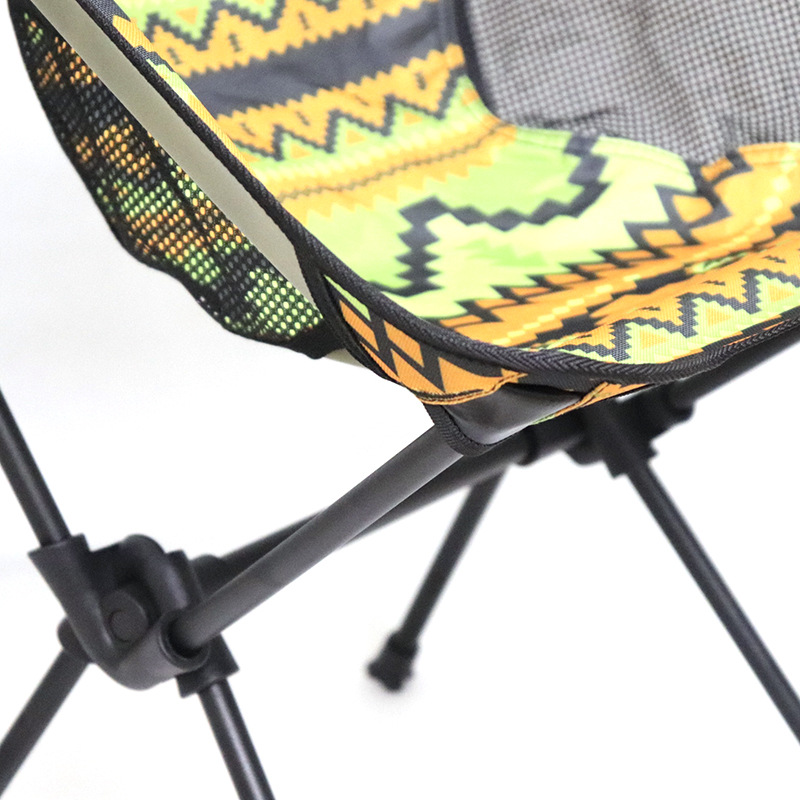 Cross-border outdoor moon chair, camping folding chair, portable leisure backrest chair, ultra-light aluminum alloy folding chair pic 23