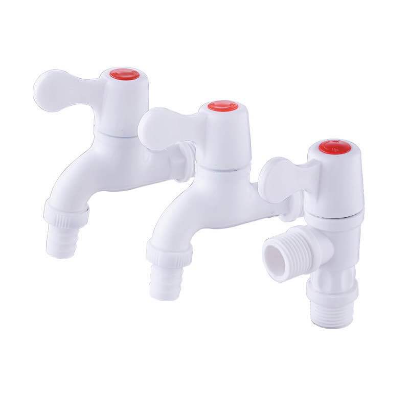 Plastic washing machine faucets, 4-point and 6-point household PVC engineering special faucets, outdoor faucets for public places pic 16