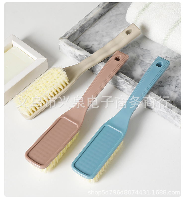 【 Zone 3-7 】1057 Solid color shoe brush 10/ pack 400/ piece Shoe brush Plastic bristle brush Shoe brush wholesale Shoe brush Washing brush Multi-functional household laundry brush Cleaning shoe brush non-damaging pic 8