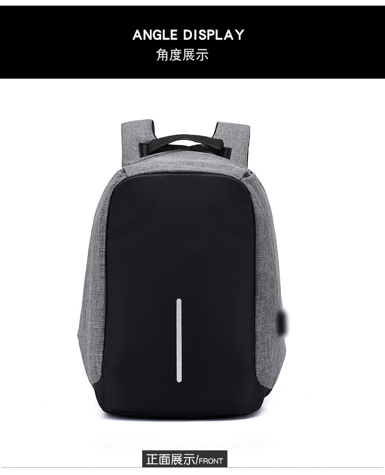 Venta directa de fábrica nueva mochila anti-robo multifuncional mochila recargable usb inteligente para hombres casual business travel bag pic 23