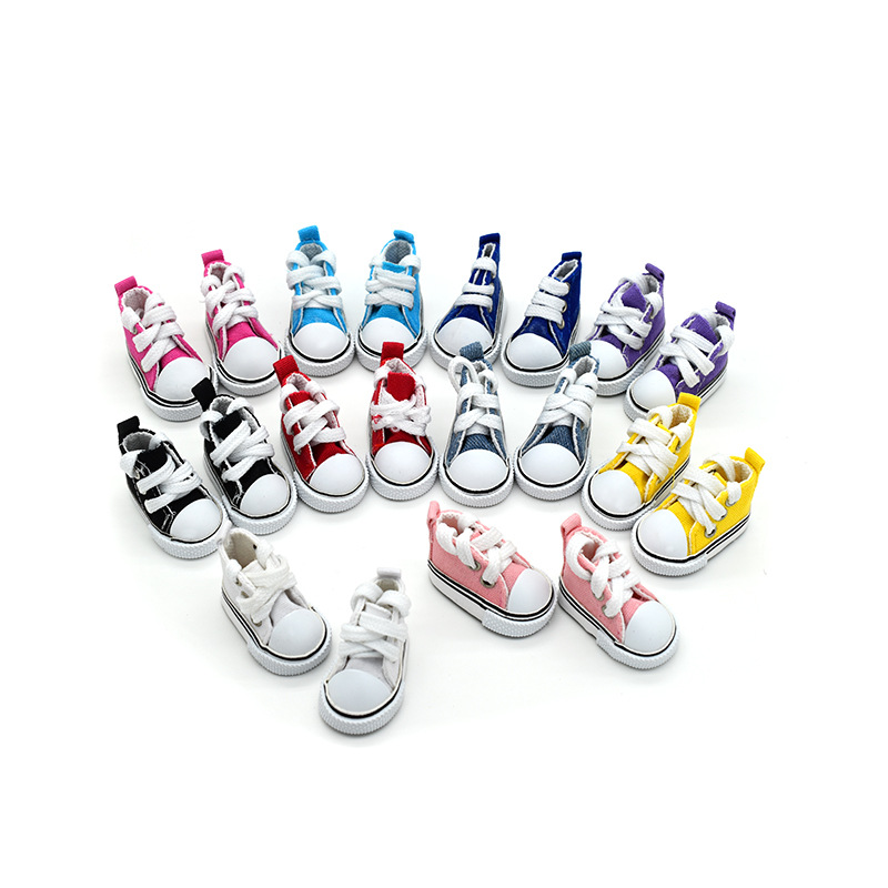 20cm baby shoes, 6 points bjd6 points canvas shoes, 30 cm joint doll dress-up toy doll shoes pic 6