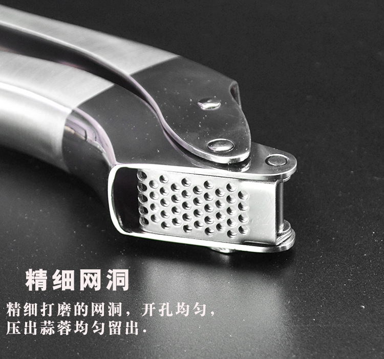 Amazon supplies 304 stainless steel garlic press, kitchen tools, garlic puree makers, durable manual garlic peelers and garlic paste makers pic 18