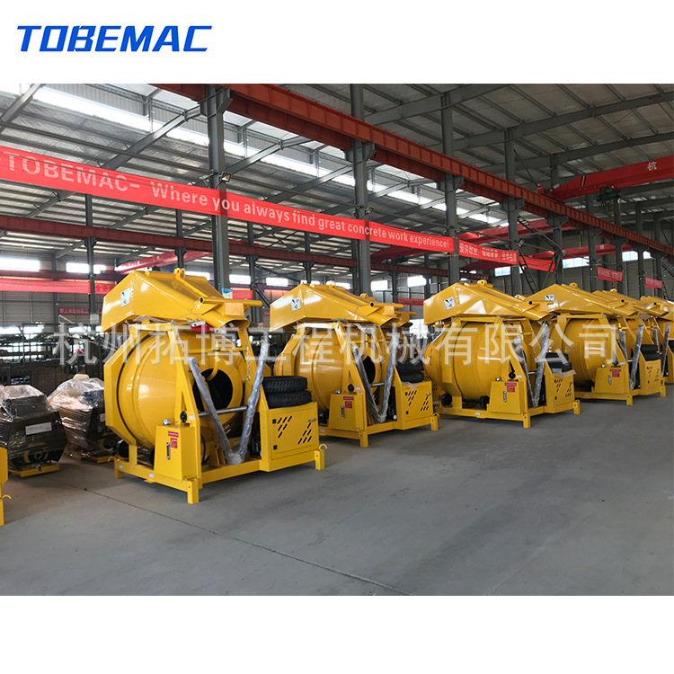 【厂家直销】混凝土搅拌机 350型卧式自动上料搅拌机详情9