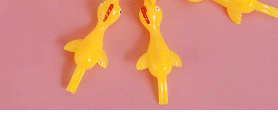 Catapult Turkey Prank Fun Toy Catapult Chick tpr soft material Shooting Slingshot Chick New and Unique factory pic 14