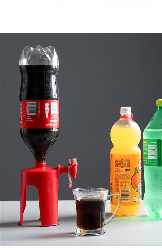Second-generation creative hand-pressed cola bottle inverted water dispenser, carbonated beverage inverter, household beverage machine, cola machine pic 11