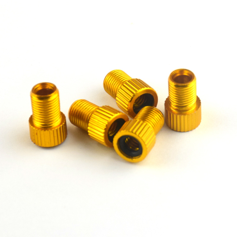 Aluminum alloy French to American adapter for bicycles, French to American adapter, French copper adapter in stock pic 3