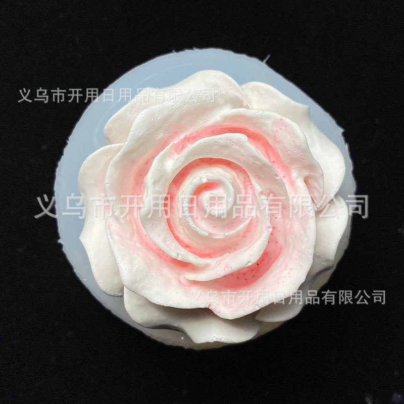 康乃馨山茶花玫瑰花朵雾面硅胶模DIY滴胶石膏蜡烛手机壳装饰摆台详情5