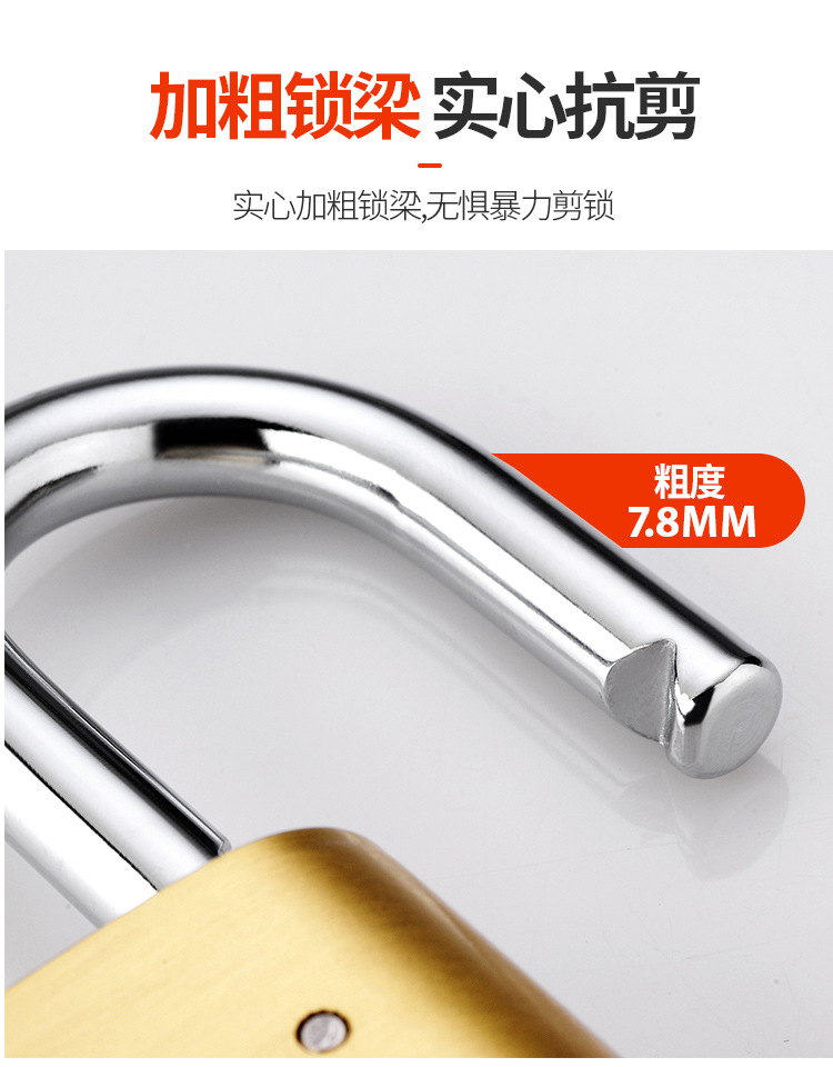 Password lock head, waterproof, rust-proof and anti-theft, window lock, room lock, warehouse lock, main door, cabinet door, cabinet lock, password lock, padlock pic 13