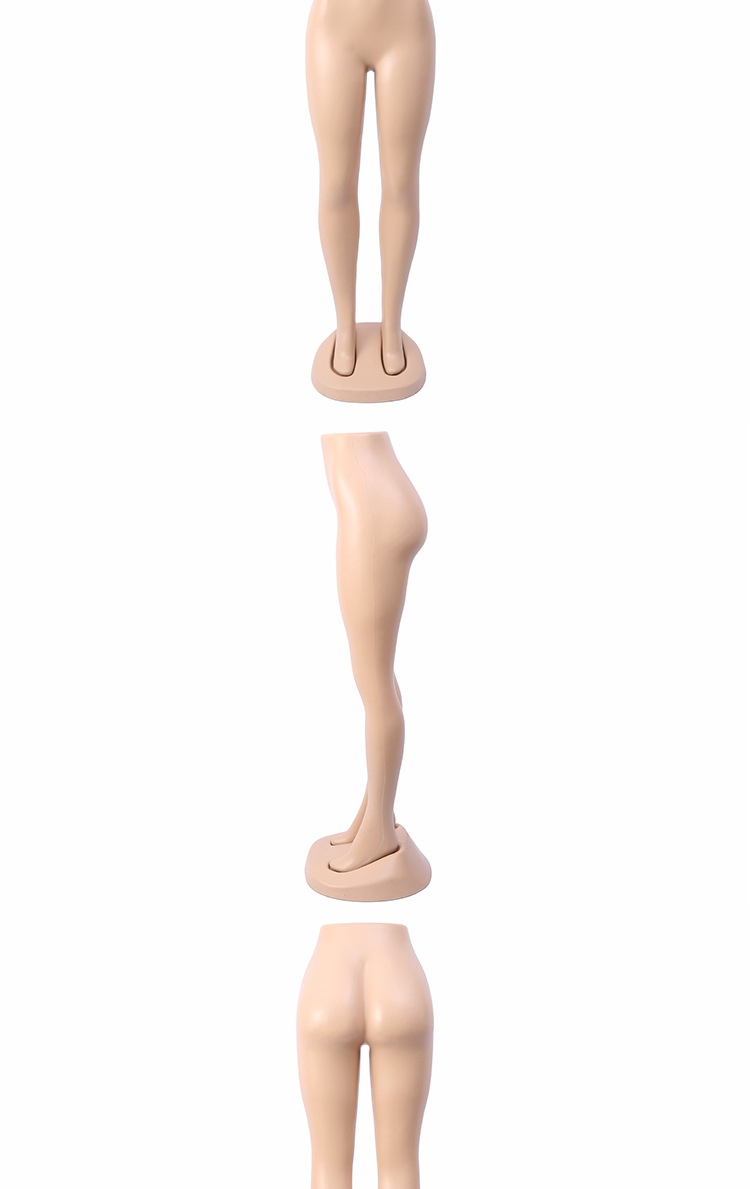 厂家直销塑料腿模欧版女裤模特服装道具打底裤模加肥加胖半身裤模详情9