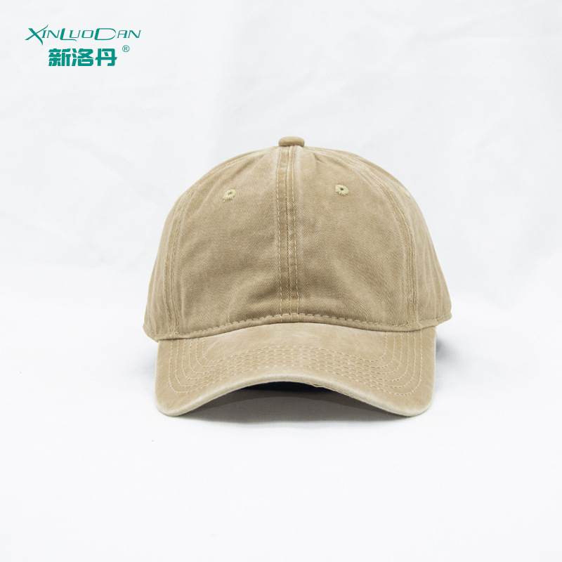 外贸跨境款水洗软顶夏帽子户外鸭舌做旧牛仔棒球男女太阳帽批发详情10