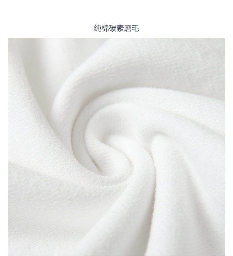 300g three-needle Xinjiang pure cotton heavy weight non-shrinking black and white pure cotton T-shirt for women, brushed breathable short-sleeved for men pic 21