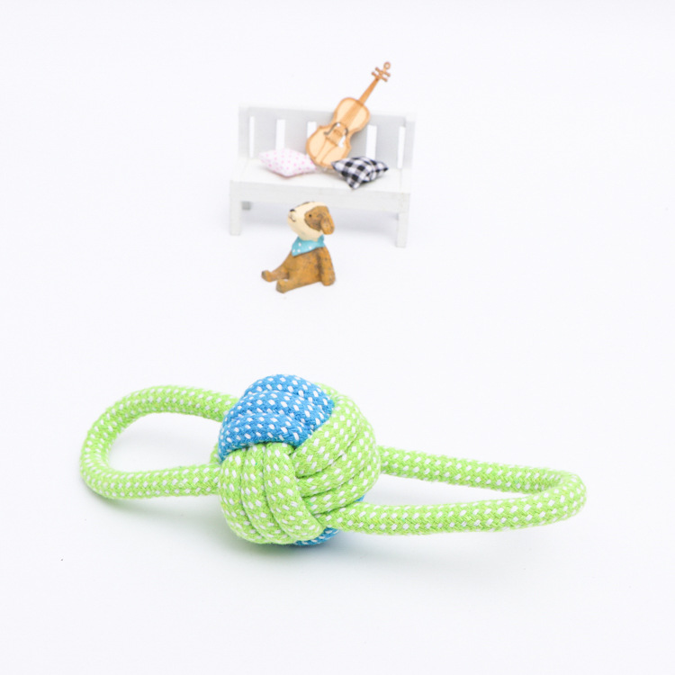 Wholesale manufacturer of dog cotton rope toys for teeth grinding and cleaning, multi-color dog biting rope combination sets, direct supply of pet supplies pic 5