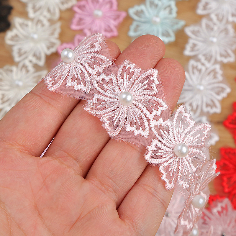 In-stock order of European lace with a width of 3.5cm for wedding lace and accessories. Direct supply from the lace manufacturer pic 17