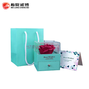 白色蝴蝶结首饰盒手提袋一件代发擦银布证书项链包装盒礼盒套装详情3