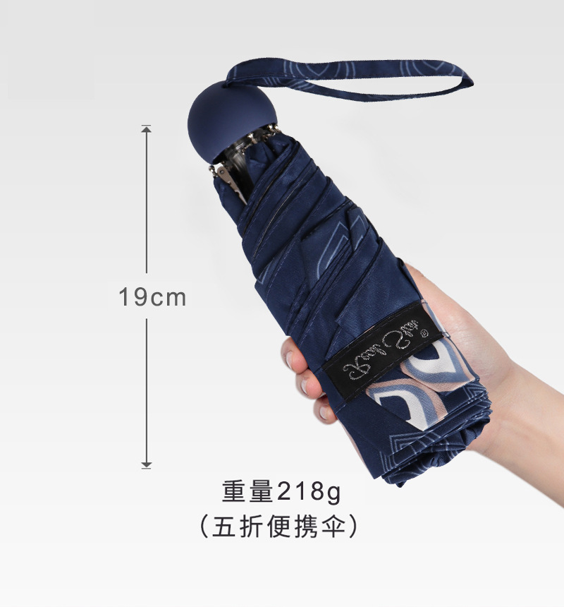 RST雨伞 日本风格遮阳伞 异域风情女士迷你五折口袋晴雨伞批发详情3