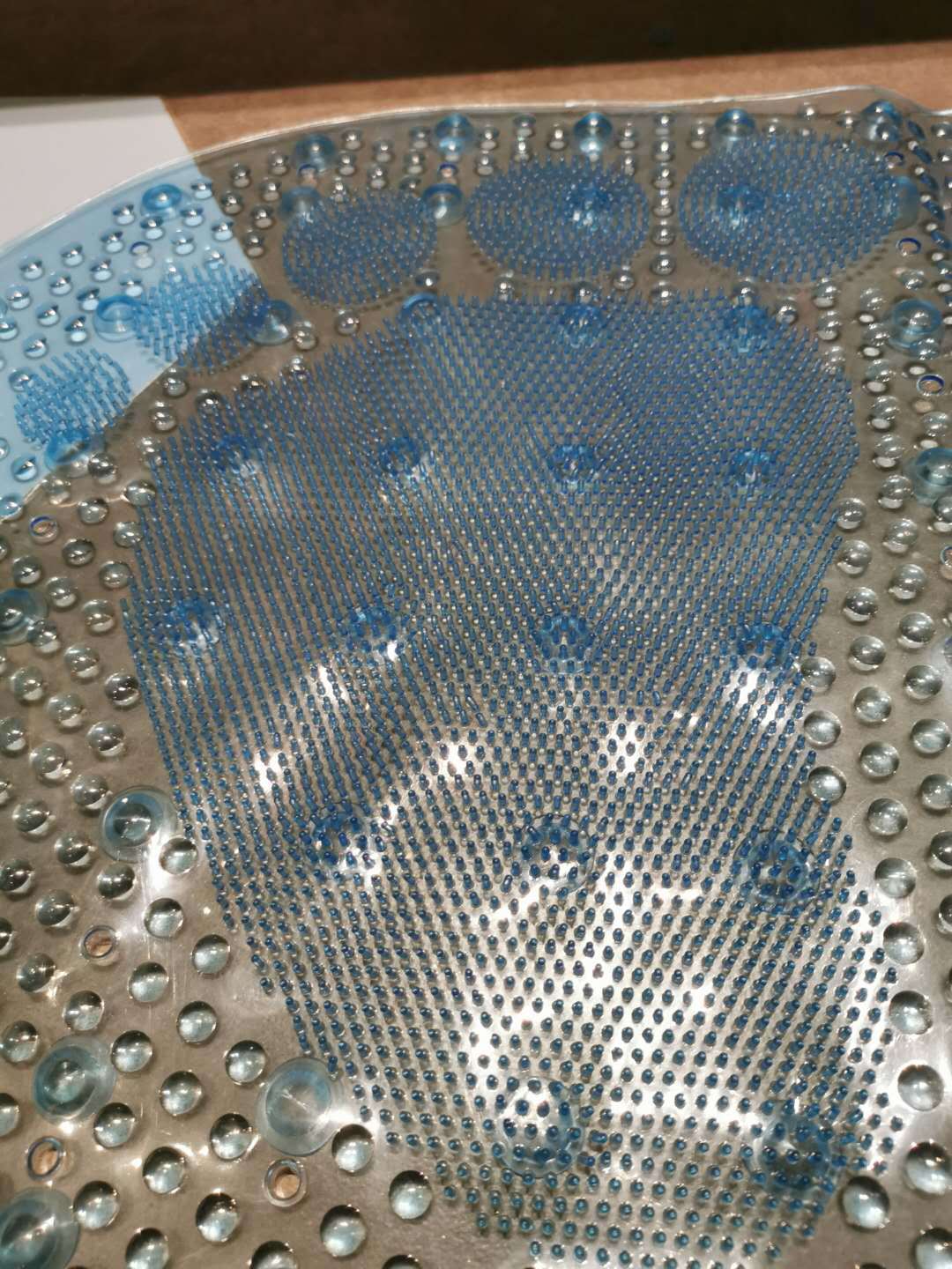 透明/实色椭圆脚丫浴室垫浴室按摩垫防滑垫浴室脚垫详情5