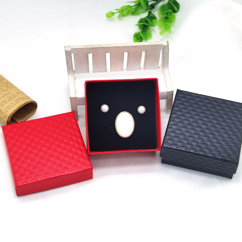 7*7钻石纹饰品盒首饰收纳盒家用小精致耳钉环戒指项链手串饰品包详情1